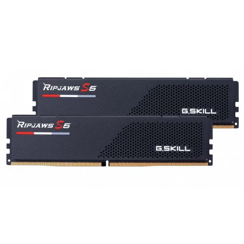 Photo RAM G.Skill DDR5 32GB (2x16GB) 5600Mhz Ripjaws S5 Black (F5-5600J3036D16GX2-RS5K)