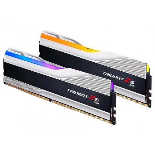 Купить ОЗУ G.Skill DDR5 32GB (2x16GB) 7800Mhz Trident Z5 RGB Silver (F5-7800J3646H16GX2-TZ5RS) с проверкой совместимости: обзор, характеристики, цена в Киеве, Днепре, Одессе, Харькове, Украине | интернет-магазин TELEMART.UA фото