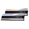 Photo RAM G.Skill DDR5 32GB (2x16GB) 8000Mhz Trident Z5 RGB Silver (F5-8000J3848H16GX2-TZ5RS)