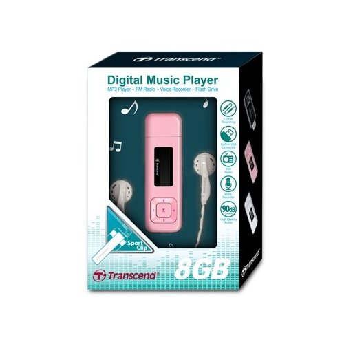 Купить Transcend T-Sonic 330 8GB Pink - цена в Харькове, Киеве, Днепре, Одессе
в интернет-магазине Telemart фото