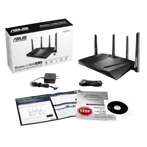 Модем-маршрутизатор Asus CM-32 AC2600 купити в Україні: Київ, Львів, Хмельницький, Тернопіль, Івано-Франківськ | Низька ціна, відгуки, характеристики від TELEMART фото
