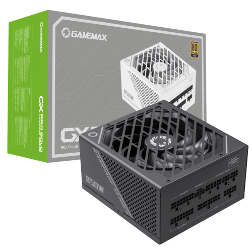 Photo GAMEMAX GX-850 PRO 850W PCIE5 (GX-850 PRO BK ATX3.0 PCIE5.0) Black