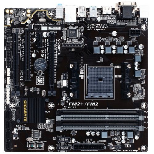 Продати Материнська плата Gigabyte GA-F2A68HM-D3H (sFM2+, AMD A68) за Trade-In у інтернет-магазині Телемарт - Київ, Дніпро, Україна фото