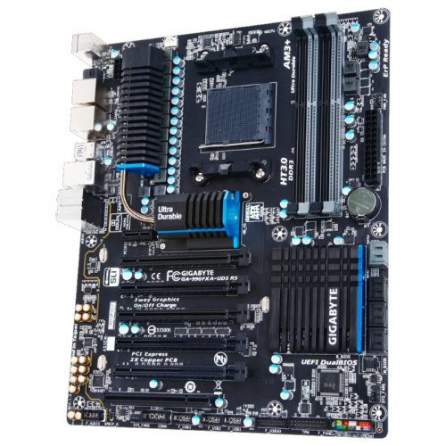Продать Материнская плата Gigabyte GA-990FXA-UD5 R5 (AM3+, AMD 990FX) по Trade-In интернет-магазине Телемарт - Киев, Днепр, Украина фото