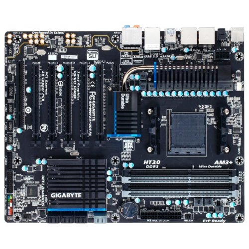 Продать Материнская плата Gigabyte GA-990FXA-UD5 R5 (AM3+, AMD 990FX) по Trade-In интернет-магазине Телемарт - Киев, Днепр, Украина фото