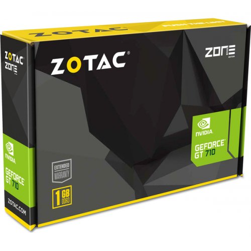 Продать Видеокарта Zotac GeForce GT 710 1024MВ (ZT-71301-20L) по Trade-In интернет-магазине Телемарт - Киев, Днепр, Украина фото