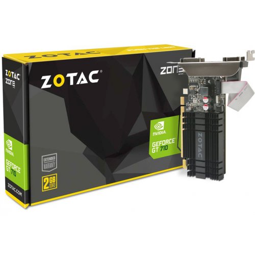 Продати Відеокарта Zotac GeForce GT 710 2048MВ (ZT-71302-20L) за Trade-In у інтернет-магазині Телемарт - Київ, Дніпро, Україна фото