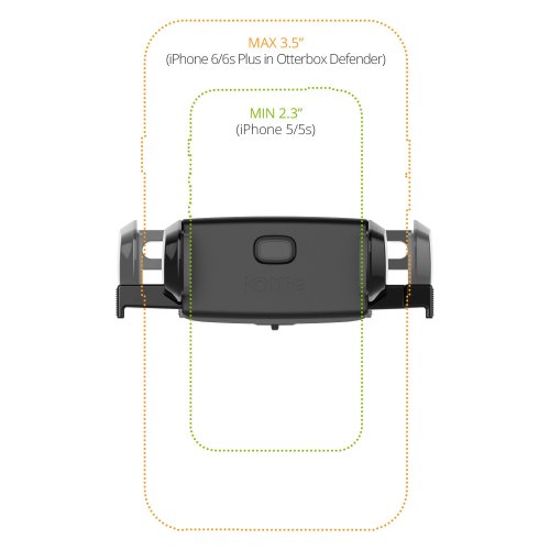 Автотримач iOttie Easy One Touch Mini Vent (HLCRIO124) купити в Україні: Київ, Львів, Хмельницький, Тернопіль, Івано-Франківськ | Низька ціна, відгуки, характеристики від TELEMART фото