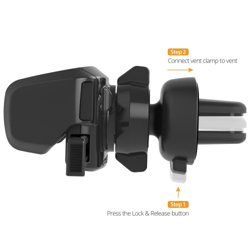 Автотримач iOttie Easy One Touch Mini Vent (HLCRIO124) купити в Україні: Київ, Львів, Хмельницький, Тернопіль, Івано-Франківськ | Низька ціна, відгуки, характеристики від TELEMART фото