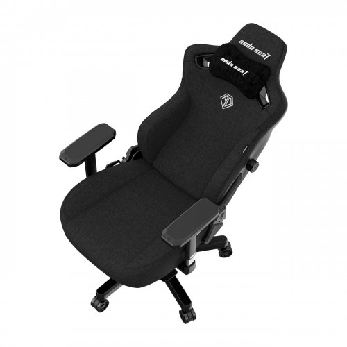 Ігрове крісло Anda Seat Kaiser 3 XL (AD12YDC-XL-01-B-CF) Black купити в Україні: Київ, Львів, Хмельницький, Тернопіль, Івано-Франківськ | Низька ціна, відгуки, характеристики від TELEMART фото