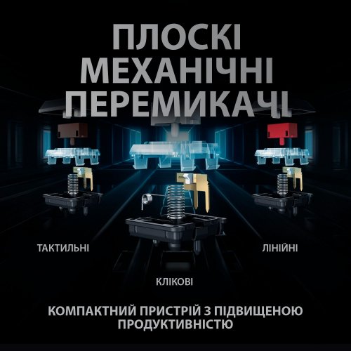 Купить Клавиатура Logitech G915 TKL RGB Mechanical Tactile (920-009503) Carbon - цена в Харькове, Киеве, Днепре, Одессе
в интернет-магазине Telemart фото