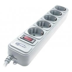Мережевий фільтр Gemix Surge protector 5m (Gemix 5m W)