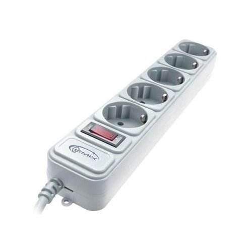 Мережевий фільтр Gemix Surge protector 5m (Gemix 5m W) купити в Україні: Київ, Львів, Хмельницький, Тернопіль, Івано-Франківськ | Низька ціна, відгуки, характеристики від TELEMART фото