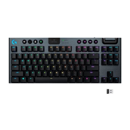 Photo Keyboard Logitech G915 TKL RGB Mechanical Clicky (920-009537) Carbon