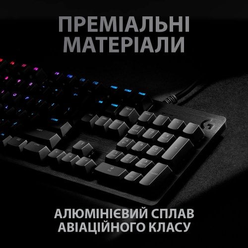 Купить Клавиатура Logitech G512 RGB Mechanical GX Brown (920-009352) Carbon - цена в Харькове, Киеве, Днепре, Одессе
в интернет-магазине Telemart фото