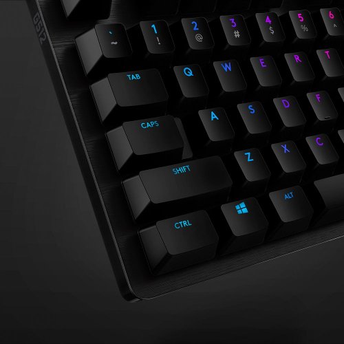 Клавіатура Logitech G512 RGB Mechanical GX Red (920-009370) Carbon купити в Україні: Київ, Львів, Хмельницький, Тернопіль, Івано-Франківськ | Низька ціна, відгуки, характеристики від TELEMART фото