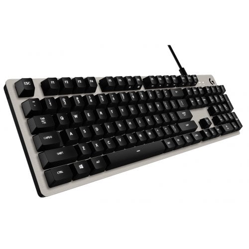 Купити Клавіатура Logitech G413 Mechanical Romer-G Tactile (920-008476) Silver - ціна в Києві, Львові, Вінниці, Хмельницькому, Франківську, Україні | інтернет-магазин TELEMART.UA фото