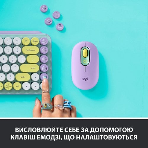 Купити Клавіатура Logitech POP Keys Wireless GX Brown (920-010736) Daydream Mint - ціна в Києві, Львові, Вінниці, Хмельницькому, Франківську, Україні | інтернет-магазин TELEMART.UA фото