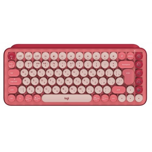 Купить Клавиатура Logitech POP Keys Wireless GX Brown (920-010737) Heartbreaker Rose - цена в Харькове, Киеве, Днепре, Одессе
в интернет-магазине Telemart фото