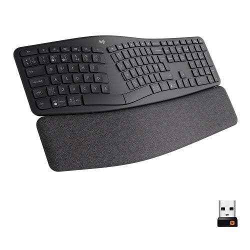 Купить Клавиатура Logitech ERGO K860 (920-010108) Graphite - цена в Харькове, Киеве, Днепре, Одессе
в интернет-магазине Telemart фото