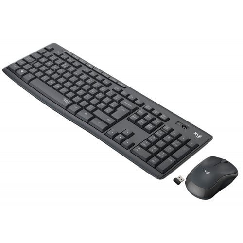 Купити Комплект Logitech MK295 Silent Wireless Combo (920-009800) Graphite - ціна в Києві, Львові, Вінниці, Хмельницькому, Франківську, Україні | інтернет-магазин TELEMART.UA фото