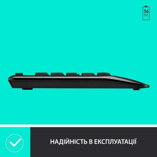 Купить Комплект Logitech MK345 Wireless Combo (920-006489) Black - цена в Харькове, Киеве, Днепре, Одессе
в интернет-магазине Telemart фото