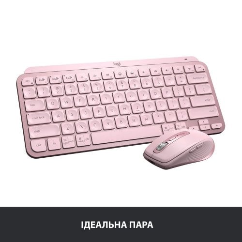 Купити Клавіатура Logitech MX Keys Mini Wireless Illuminated (920-010500) Rose - ціна в Києві, Львові, Вінниці, Хмельницькому, Франківську, Україні | інтернет-магазин TELEMART.UA фото