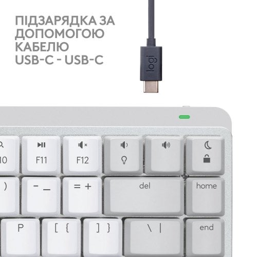 Купить Клавиатура Logitech MX Keys Mini For Mac Wireless Illuminated (920-010799) Pale Gray - цена в Харькове, Киеве, Днепре, Одессе
в интернет-магазине Telemart фото