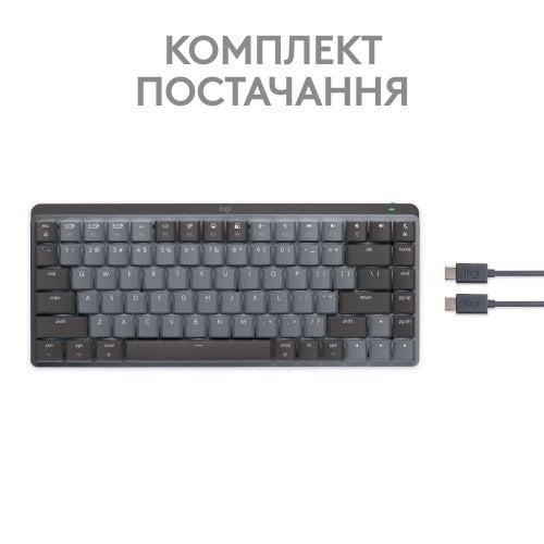 Купить Клавиатура Logitech MX Keys Mini For Mac Wireless Illuminated (920-010837) Space Gray - цена в Харькове, Киеве, Днепре, Одессе
в интернет-магазине Telemart фото