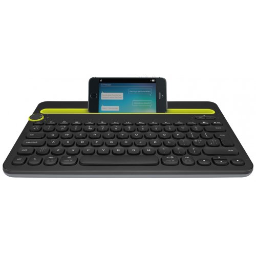 Купити Клавіатура Logitech K480 Multi-Device Bluetooth (920-006366) Black - ціна в Києві, Львові, Вінниці, Хмельницькому, Франківську, Україні | інтернет-магазин TELEMART.UA фото