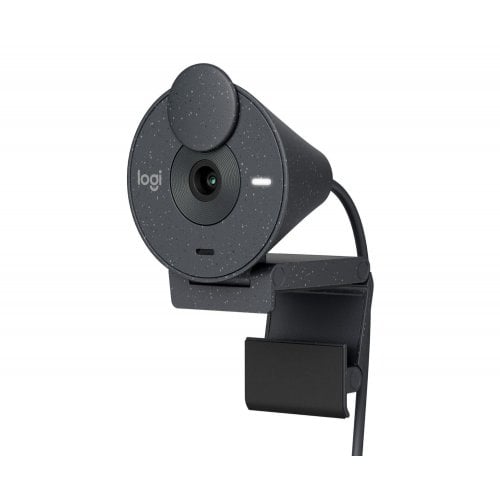 Купить Веб-камера Logitech Brio 300 (960-001436) Black - цена в Харькове, Киеве, Днепре, Одессе
в интернет-магазине Telemart фото