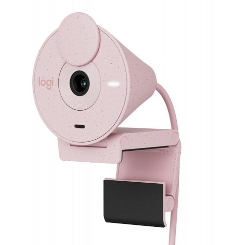 Купити Веб-камера Logitech Brio 300 (960-001448) Rose - ціна в Києві, Львові, Вінниці, Хмельницькому, Франківську, Україні | інтернет-магазин TELEMART.UA фото