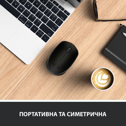 Купить Мышка Logitech Wireless Mouse M171 Black - цена в Харькове, Киеве, Днепре, Одессе
в интернет-магазине Telemart фото