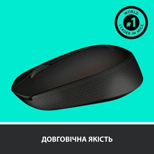 Купить Мышка Logitech Wireless Mouse M171 Black - цена в Харькове, Киеве, Днепре, Одессе
в интернет-магазине Telemart фото