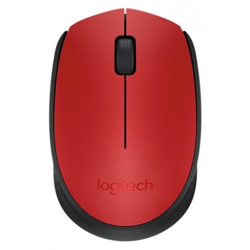 Купить Мышка Logitech Wireless Mouse M171 Red - цена в Харькове, Киеве, Днепре, Одессе
в интернет-магазине Telemart фото