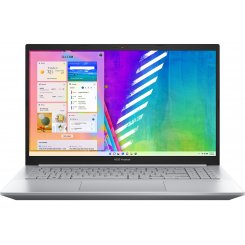 Ноутбук Asus Vivobook Pro 15 M3500QC-KJ513 (90NB0UT1-M00F00) Cool Silver / 15.6″ (1920x1080, IPS) / AMD Ryzen 5 5600H (3.3 – 4.2 ГГц), 6 ядер / NVIDIA GeForce RTX 3050 / 16 ГБ (DDR4) / 512 ГБ (SSD) / Без ОС
