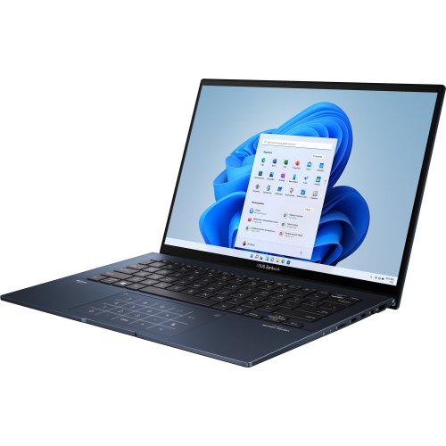 Продать Ноутбук Asus Zenbook 14 OLED UX3402ZA-KM411W (90NB0WC1-M00VW0) Ponder Blue по Trade-In интернет-магазине Телемарт - Киев, Днепр, Украина фото