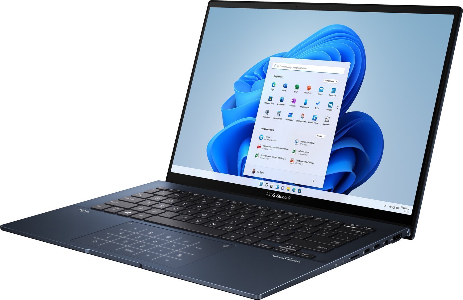 Продать Ноутбук Asus Zenbook 14 OLED UX3402ZA-KM411W (90NB0WC1-M00VW0)  Ponder Blue по Trade-In интернет-магазине Телемарт - Киев, Днепр, Украина