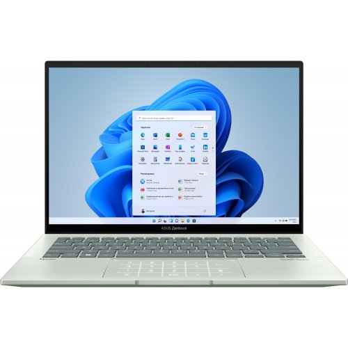 Продать Ноутбук Asus Zenbook 14 OLED UX3402ZA-KM412W (90NB0WC2-M00VX0) Aqua Celadon по Trade-In интернет-магазине Телемарт - Киев, Днепр, Украина фото