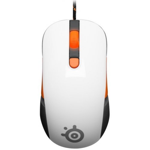 Купити Миша SteelSeries Kana V2 (62262) White - ціна в Києві, Львові, Вінниці, Хмельницькому, Франківську, Україні | інтернет-магазин TELEMART.UA фото
