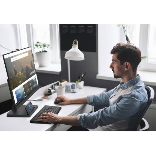 Продати Монітор Lenovo 27" L27e-30 (66BEKAC2UA) Black за Trade-In у інтернет-магазині Телемарт - Київ, Дніпро, Україна фото