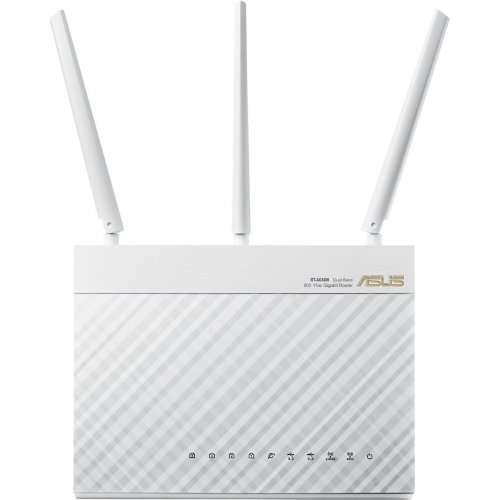 Купити Wi-Fi роутер Asus RT-AC68U Ai Mesh Router White - ціна в Києві, Львові, Вінниці, Хмельницькому, Франківську, Україні | інтернет-магазин TELEMART.UA фото