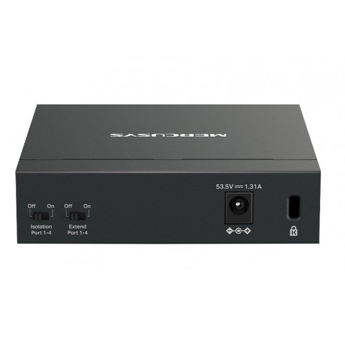 Купити Мережевий комутатор Mercusys MS105GP - ціна в Києві, Львові, Вінниці, Хмельницькому, Франківську, Україні | інтернет-магазин TELEMART.UA фото