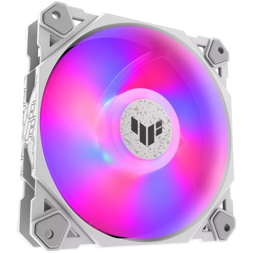 Кулер для корпуса Asus TUF Gaming TF120 ARGB (90DA0033-B09000) White купити з перевіркою сумісності: огляд, характеристики, ціна у Києві, Львові, Вінниці, Хмельницькому, Івано-Франківську, Україні | інтернет-магазин TELEMART.UA фото