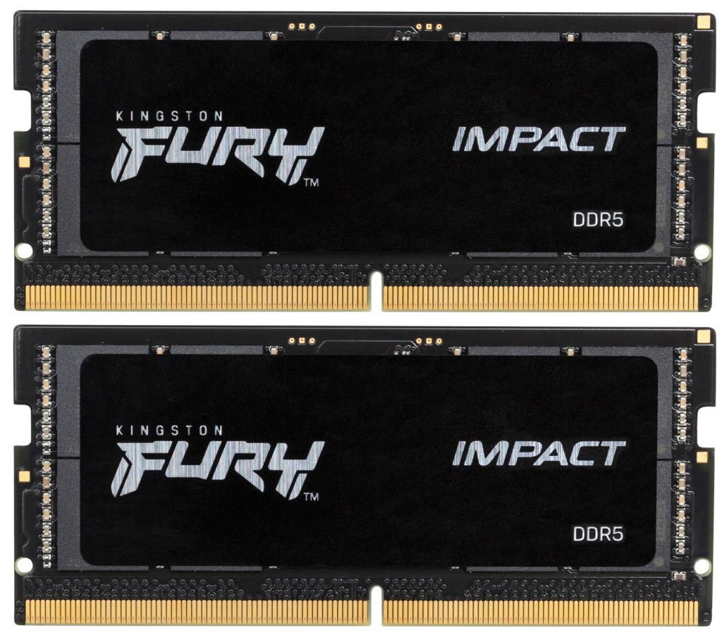 ОЗП Kingston SODIMM DDR5 64GB (2x32GB) 4800Mhz FURY Impact Black ...