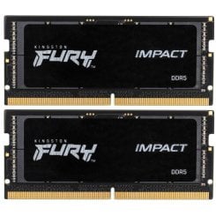 ОЗУ Kingston SODIMM DDR5 32GB (2x16GB) 5600Mhz FURY Impact Black (KF556S40IBK2-32)
