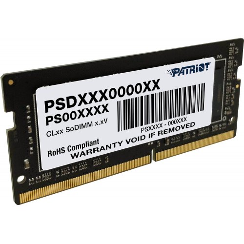 Купить ОЗУ Patriot SODIMM DDR4 16GB 3200Mhz Signature Line (PSD416G32002S) с проверкой совместимости: обзор, характеристики, цена в Киеве, Днепре, Одессе, Харькове, Украине | интернет-магазин TELEMART.UA фото