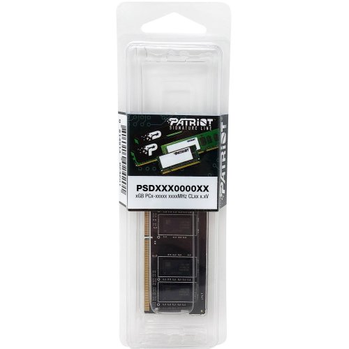 Купить ОЗУ Patriot SODIMM DDR4 16GB 3200Mhz Signature Line (PSD416G32002S) с проверкой совместимости: обзор, характеристики, цена в Киеве, Днепре, Одессе, Харькове, Украине | интернет-магазин TELEMART.UA фото