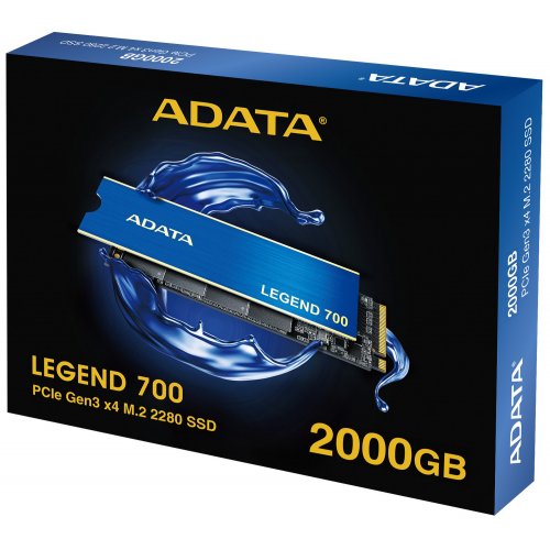 Продать SSD-диск ADATA Legend 700 3D NAND 2TB M.2 (2280 PCI-E) (ALEG-700-2000GCS) по Trade-In интернет-магазине Телемарт - Киев, Днепр, Украина фото