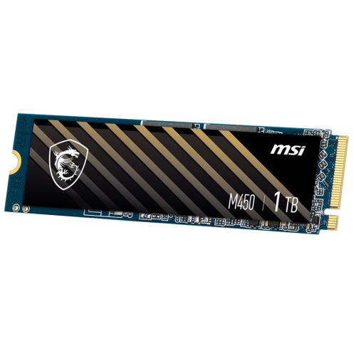 Фото SSD-диск MSI SPATIUM M450 3D NAND TLC 1TB M.2 (2280 PCI-E) (S78-440L920-P83)